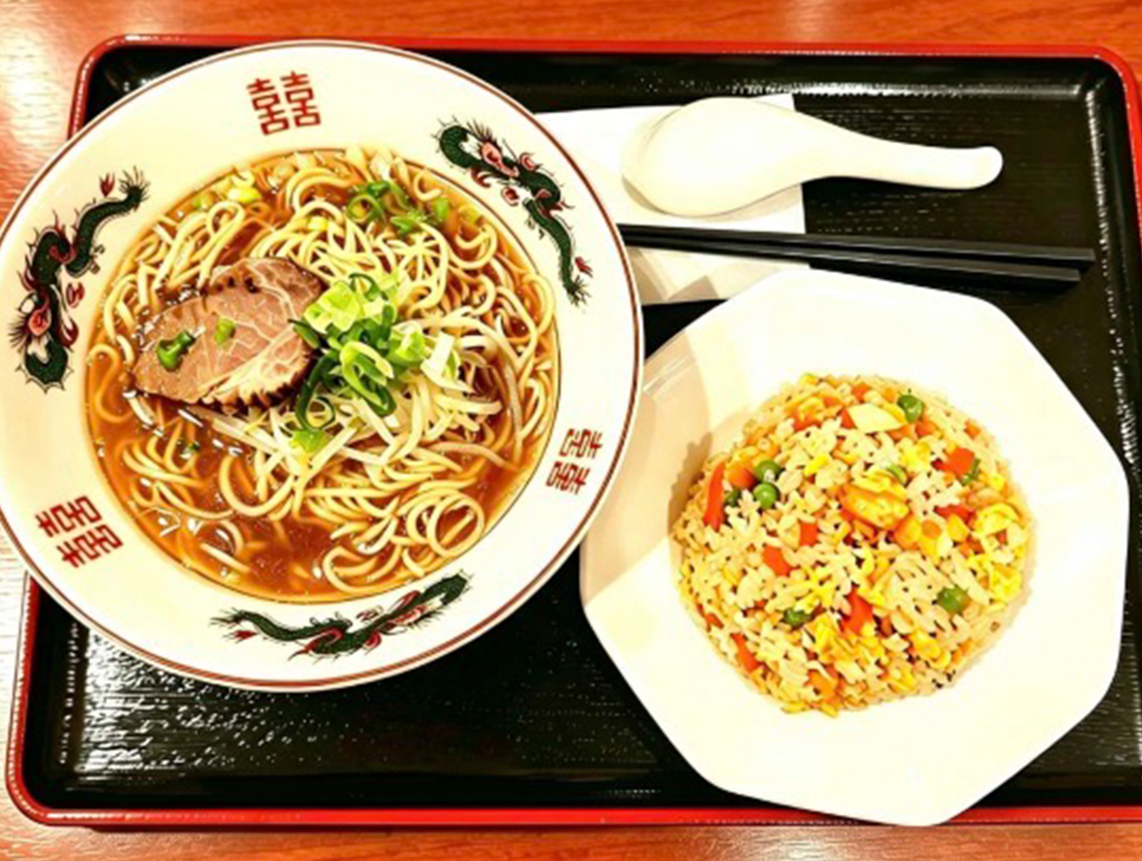 半チャーハン＋半ラーメンセット