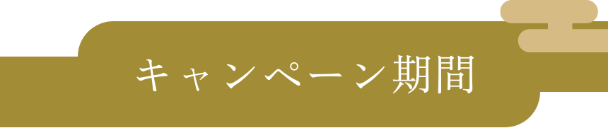 キャンペーン期間