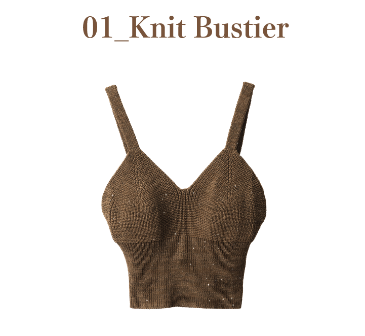 01 Knit Bustier