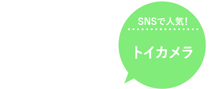 SNSで人気！トイカメラ