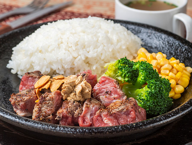 赤身ステーキプレート