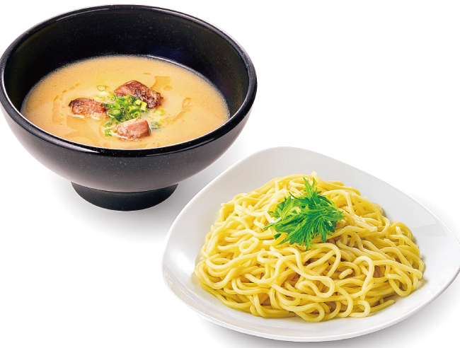 鶏白湯つけ麺炭火焼き鴨肉入り